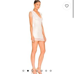 Revolve Superdown Carly Fringe Mini Dress XS NWT